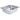 Gastronormbak RVS, 2/3 GN, H:10 cm, 9 L