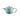 Theepot met deksel, 0,4L - Spot Saphire (Set van 4)